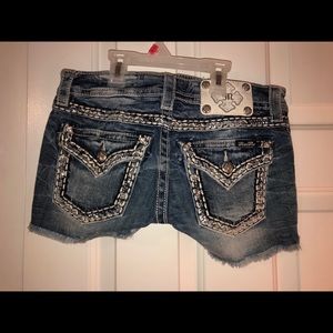 “Miss Me” bling short shorts